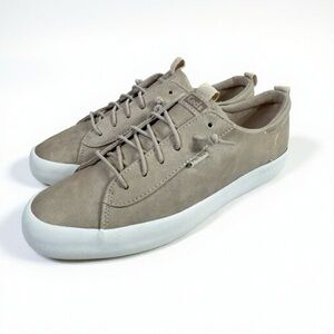 Keds Kickback Tan Leather Slip-On Sneakers - WF66838